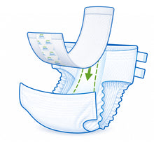 Load image into Gallery viewer, Booster pad being placed inside a brief
